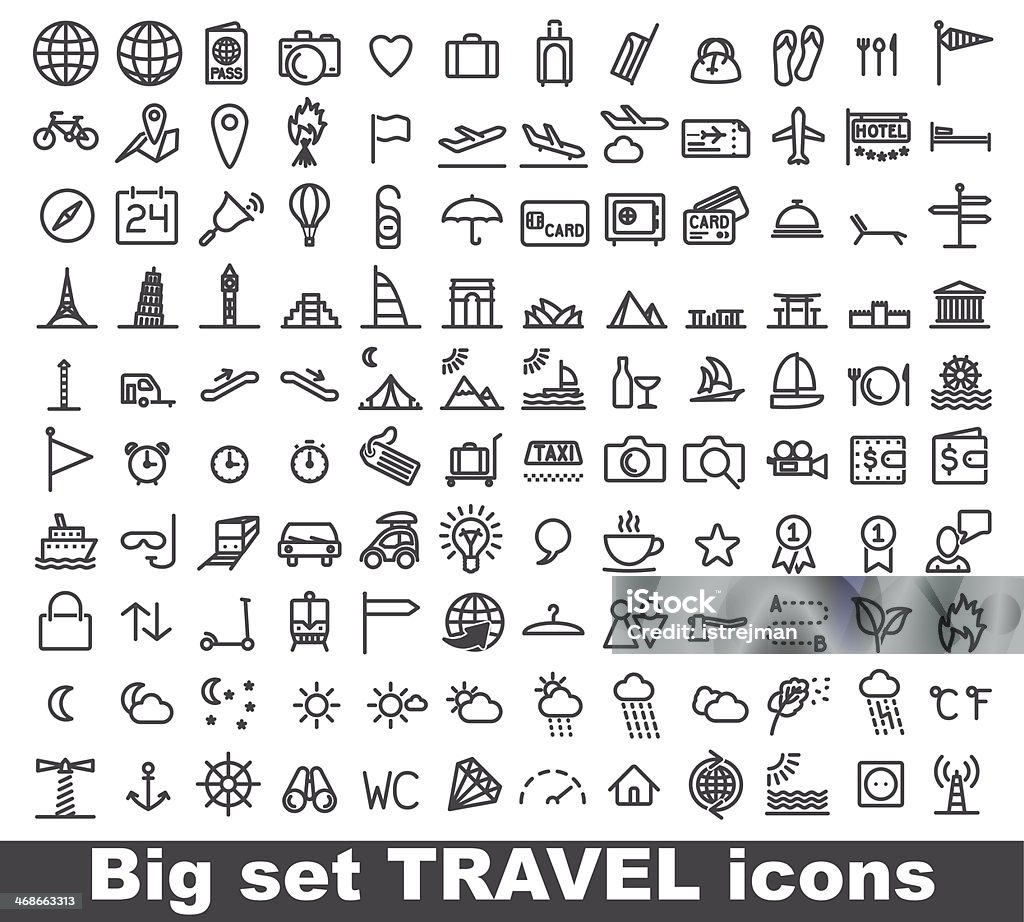 Travel icon Travel and tourism vector icon on white background Airplane Ticket stock vector