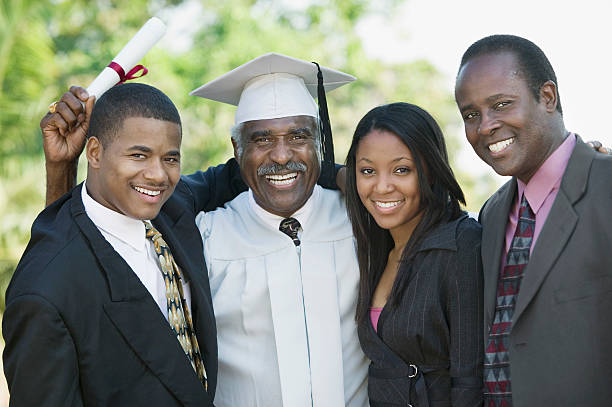 istock Graduate with Sons and Daughter 468664305