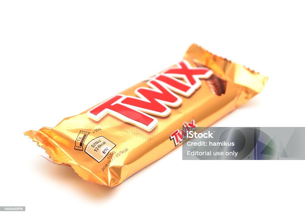 Wrapped Twix Candy Bar Stock Photo - Download Image Now - 2015, Backgrounds,  Candy - iStock