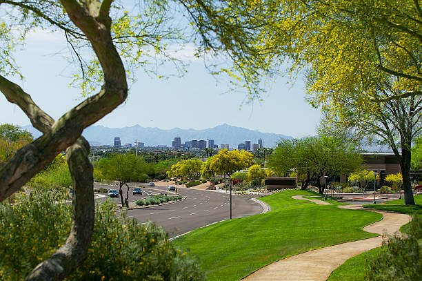 istock Phoenix Downtown Midtown skyline in the spring 468665922
