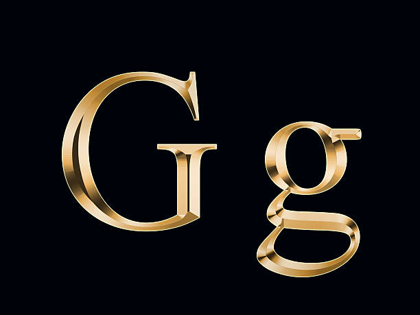 istock Gold letter 