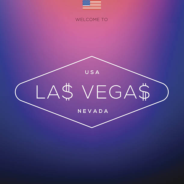 World Cities labels - Las Vegas. World Cities labels - Las Vegas, vector Eps10 illustration. Vegas Sign stock illustrations