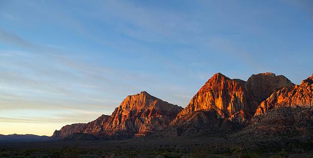 istock Red Rocks Sunrise on Rainbow Wall 468667809
