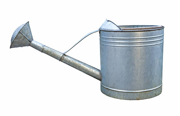istock classic metal watering can isolated on white background 468668074