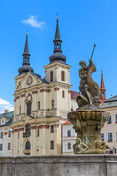 istock Jihlava (Iglau) Main (Masaryk) Square with Saint Ignatius Church 468668187