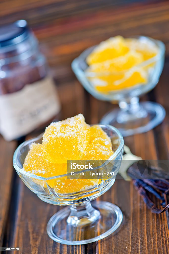 marmalade marmalade in bowl on the wooden table 2015 Stock Photo