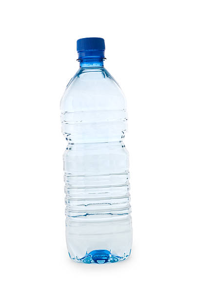 istock blue transparent bottle isolated on white 468683958