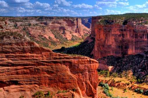 Canyon de Chelly entrance the Navajo nation