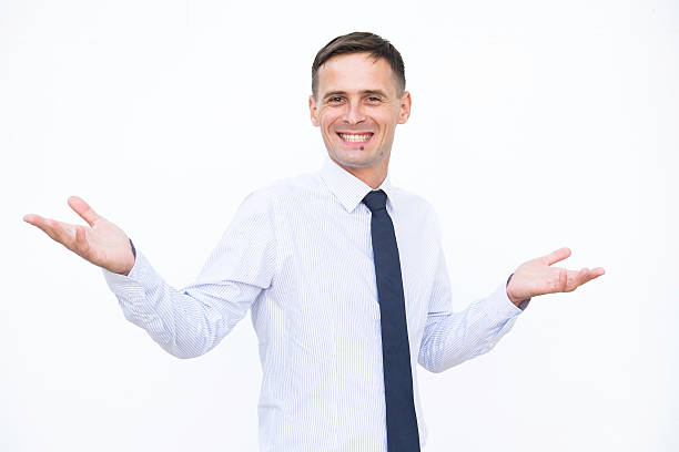 istock Smiling men isolated on the white background 468689998