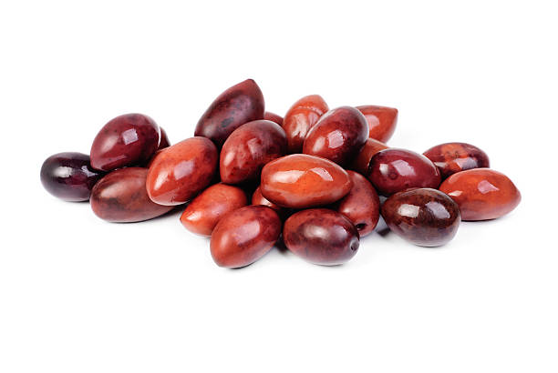 istock Kalamata olives isolated on white background 468690706