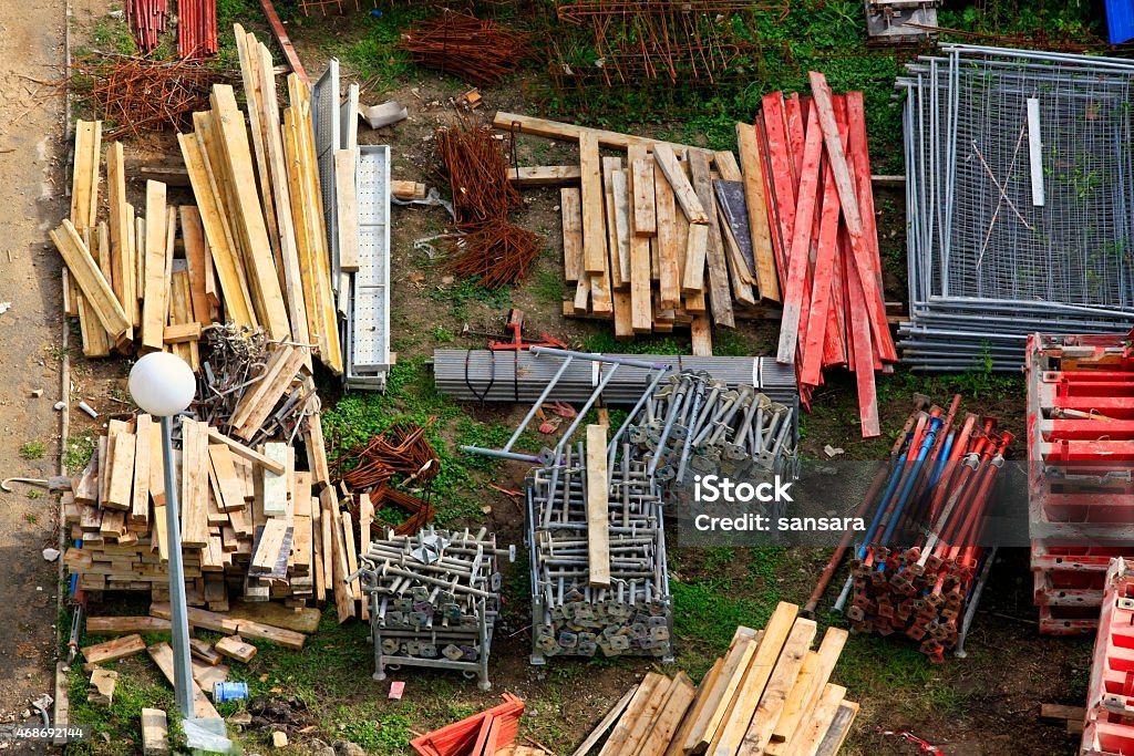 Construction Material Various materials for the construction site ready for use Construction Material Stock Photo