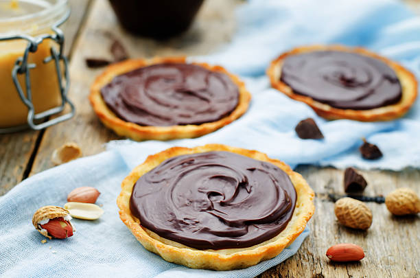 istock tartlets with peanut butter mousse and chocolate 468692598
