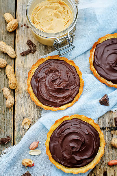 istock tartlets with peanut butter mousse and chocolate 468692612