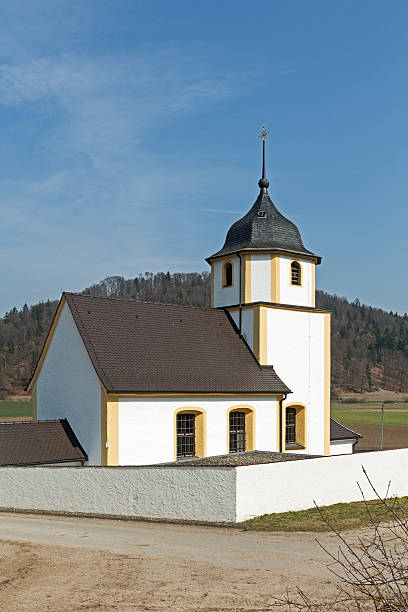 교회 세인트마틴섬 더 적은 상부 바이에른 타운명을 schafhausen - altmühltal 뉴스 사진 이미지