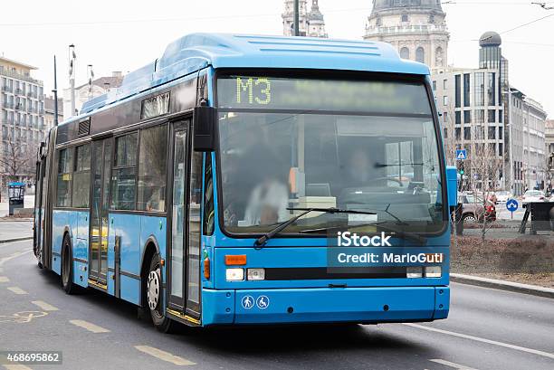 Public Transportation Bus Stock Photo - Download Image Now - 2015, Architecture, Asphalt