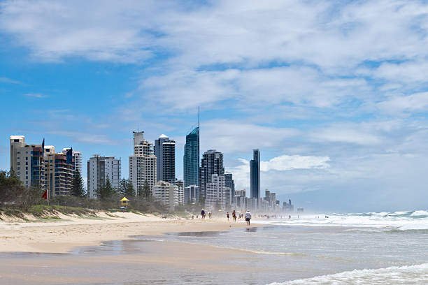 istock Gold Coast beach, Australia 468695952