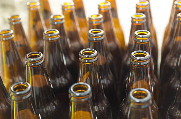 istock bottles of brown glass 468696380