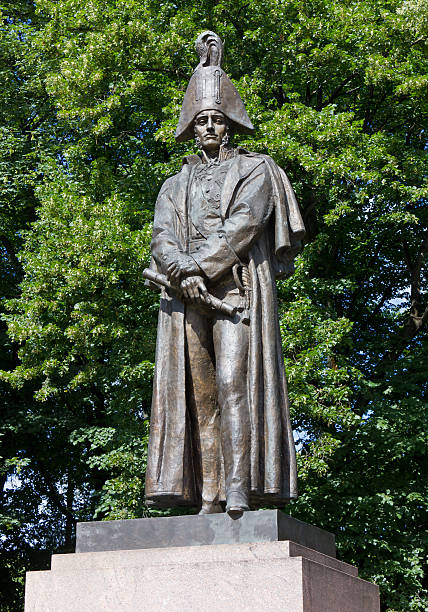 istock Bronze Statue of Barclay de Tolly in Riga 468700009