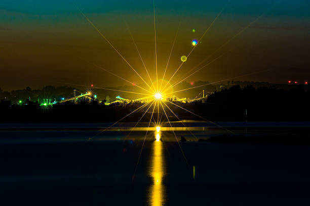 istock Sunset over the lake 468703007