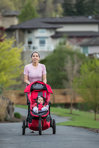 istock Mother exercing with baby girl 468705844