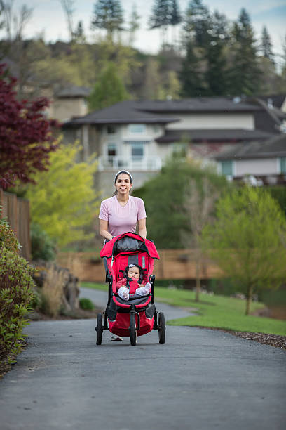 istock Mother exercing with baby girl 468705846