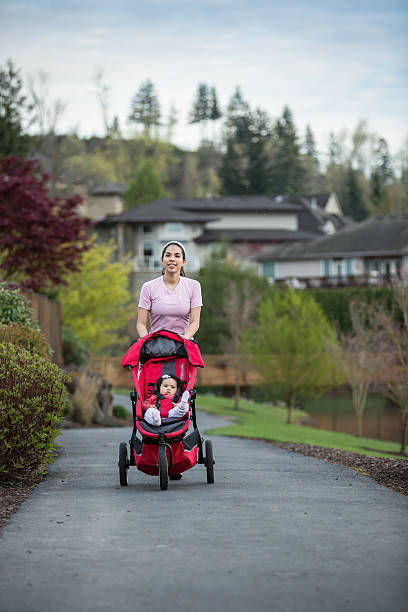 istock Mother exercing with baby girl 468705856