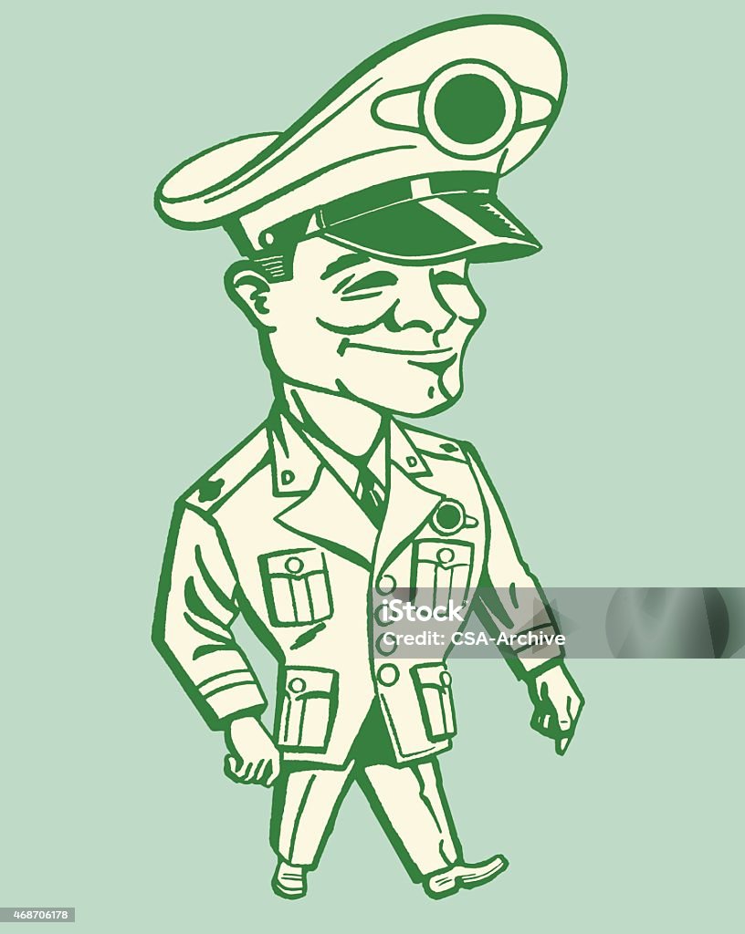 Vector Military Man Military Man Stock Illustration - Download Image Now - 2015, Adult ...