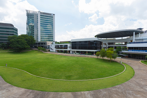 Kent Ridge, Singapore-December 7, 2014: National University of Singapore (NUS), Founded in 1905, It was ranked the 100–150th university based on performance by the Academic Ranking of World University