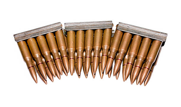 istock Old rifle cartridges 468710220