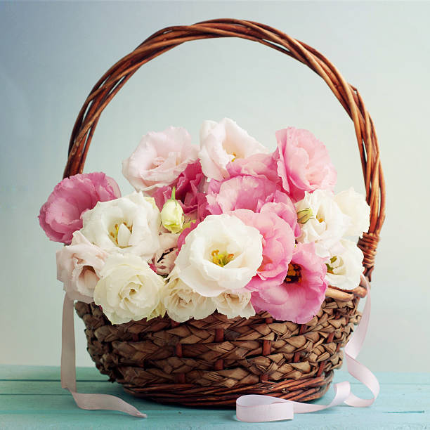 istock bouquet of eustoma flowers 468714228