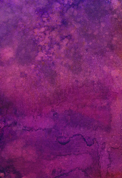 istock Deep violet purple painting with texture and distress 468715246