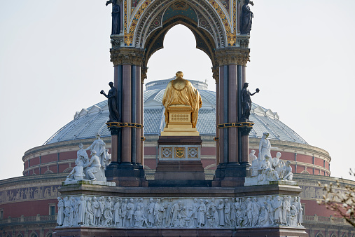 The Cathedral of St. Peter and St. Paul and Ignacz Szepessy statue in Pecs, Hungary.