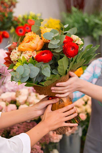 istock Close up of a floral bouquet 468723164