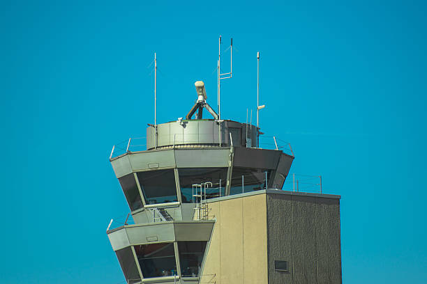 istock Air traffic control tower at the airport 468725271