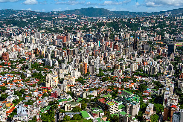 Caracas Aerial View Caracas city, Venezuela caracas stock pictures, royalty-free photos & images