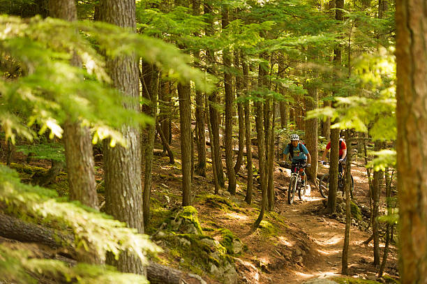 istock Mountain Biking Couple 468726718