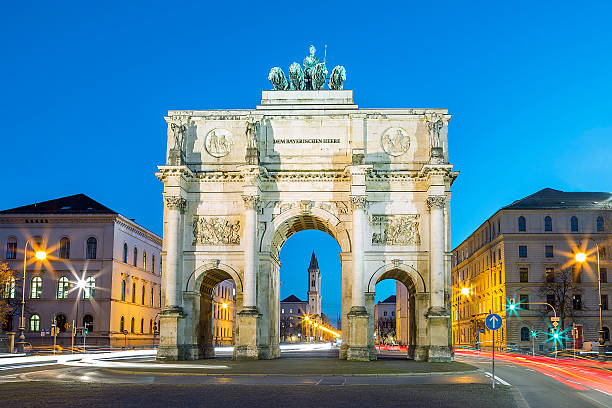 The Siegestor The Siegestor (english siegestor stock pictures, royalty-free photos & images