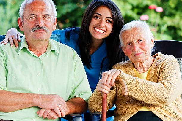 istock Nurse with Elderly People 468729659