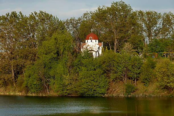 Chapel in garden in quarter Drujba