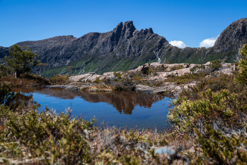 Part of the Du Cane Range, Tasmania, Australia