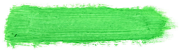 istock green stroke of gouache 468733954
