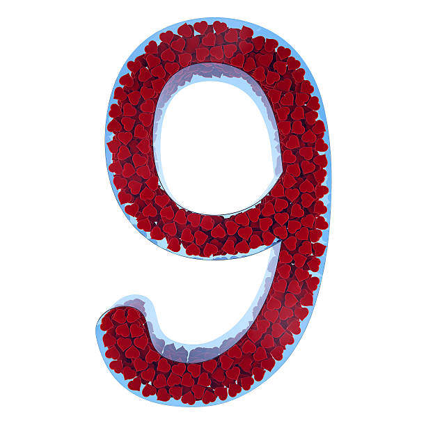 istock numbers from blue glass with red hearts 468735961