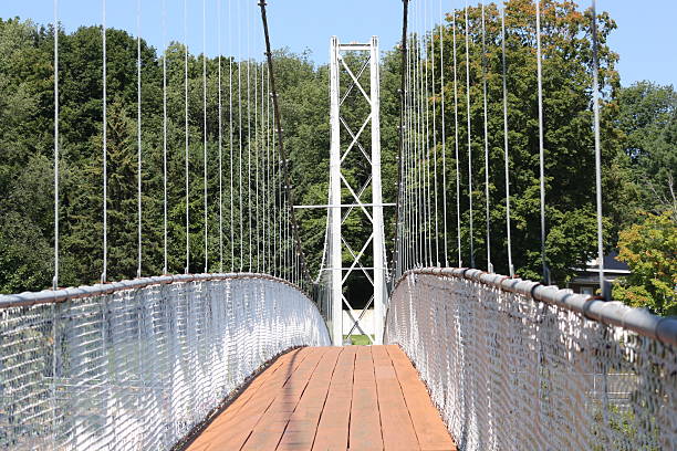 istock Quebec's longest suspension bridge 468737322