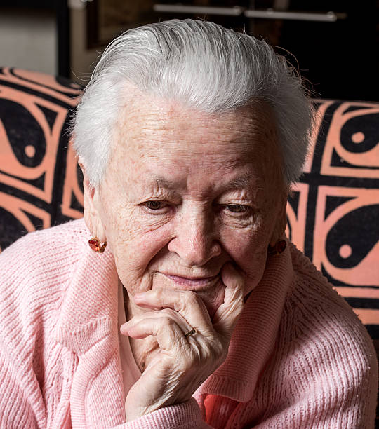 istock Old sad woman 468737658