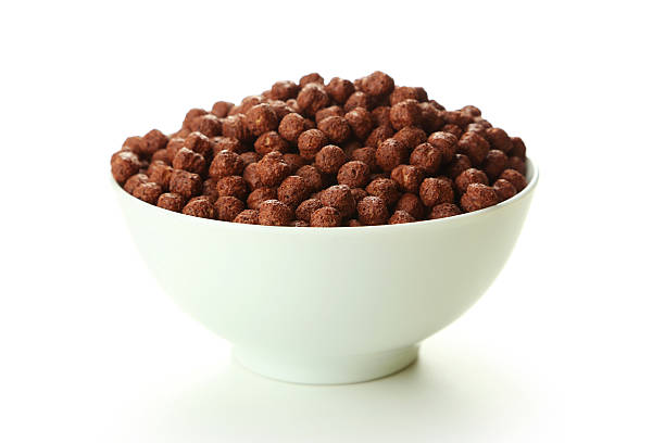 istock Bowl of cornflakes isolated on white 468737724