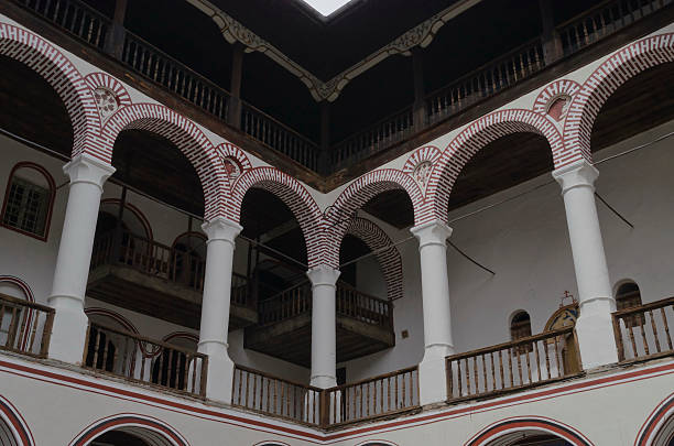 istock Rila Mountains and Rila Monastery, Bulgaria. 468737946
