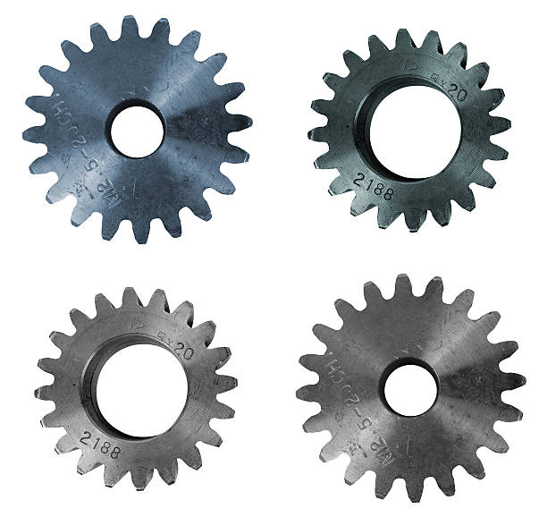 istock Set of cogwheel isolated on white background 468739392