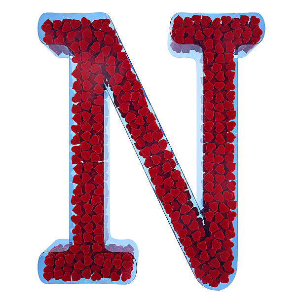 istock alphabet from blue glass with red hearts 468739593