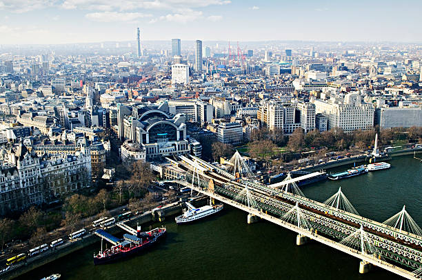 istock Hungerford Bridge seen from London Eye 468741379