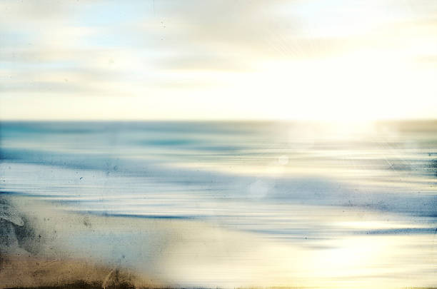 istock abstract sea seascape with old paper blurred panning motion 468741713